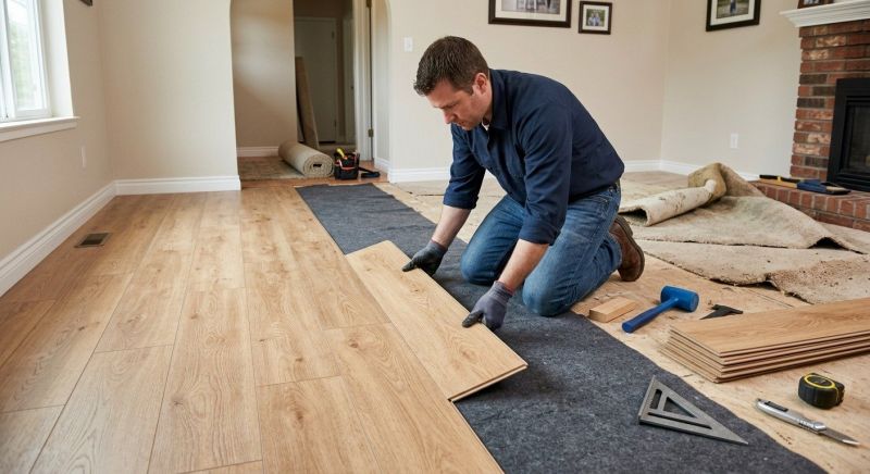 Laminate Floor Remodeling in Prince Frederick, MD