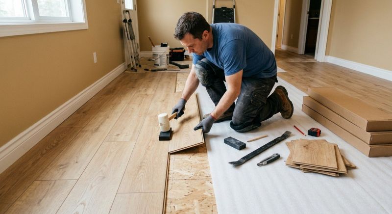 Laminate Floor Remodeling in Prince Frederick, MD