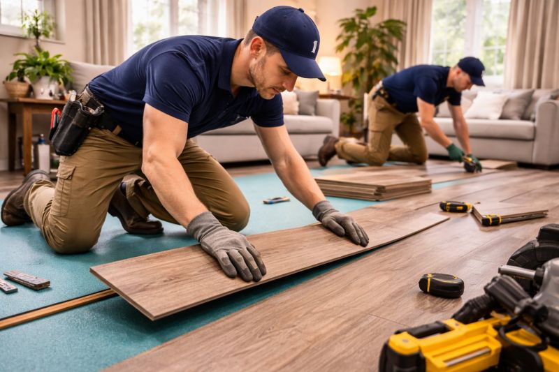Laminate Floor Replacement in Dunkirk, MD