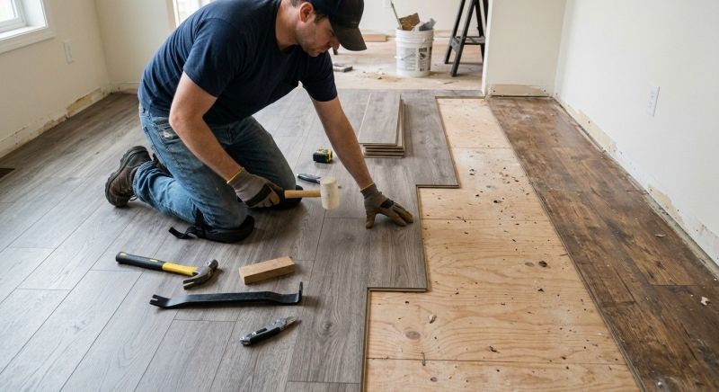 Laminate Floor Replacement in Saint Leonard, MD