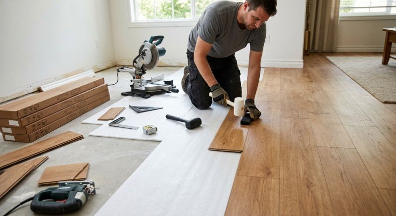 Laminate Floor Replacement in Saint Leonard, MD