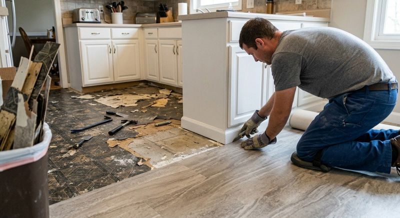 Linoleum Floor Installation in Mechanicsville, MD