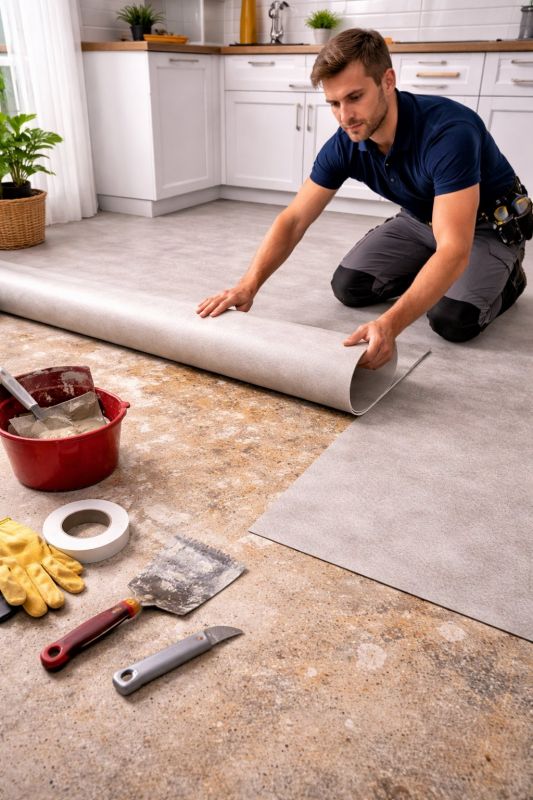 Linoleum Floor Installation in Owings, MD