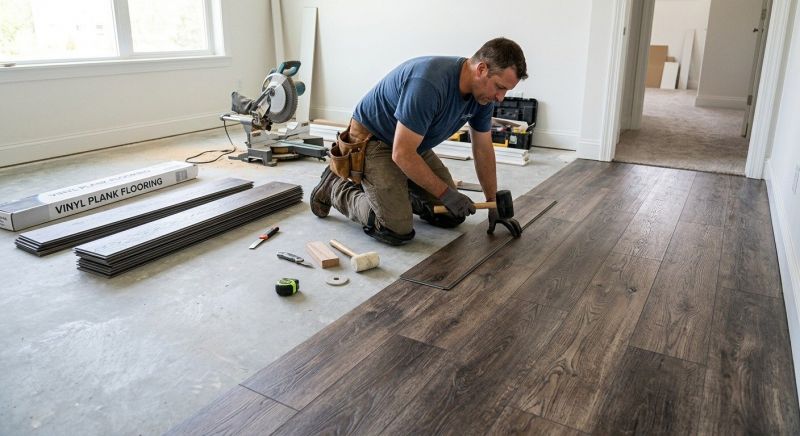Linoleum Flooring Replacement in Prince Frederick, MD