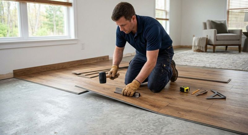 Luxury Vinyl Tile Installation in Lothian, MD