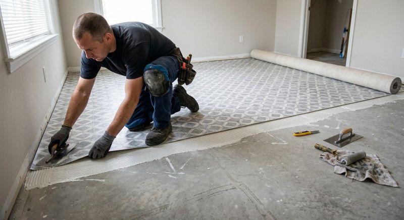 Sheet Flooring Installation in Calvert County, MD