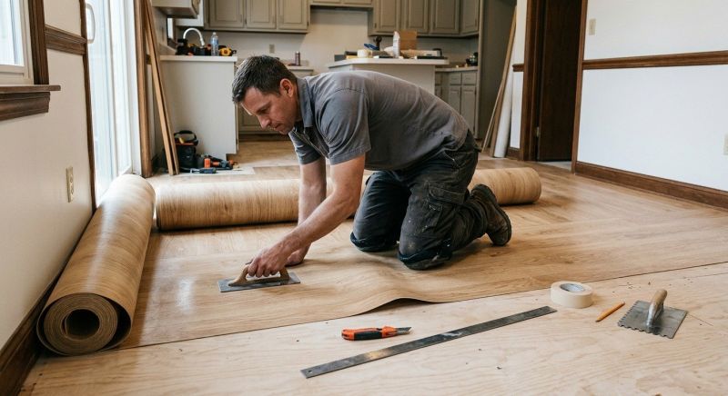 Sheet Flooring Installation in Owings, MD