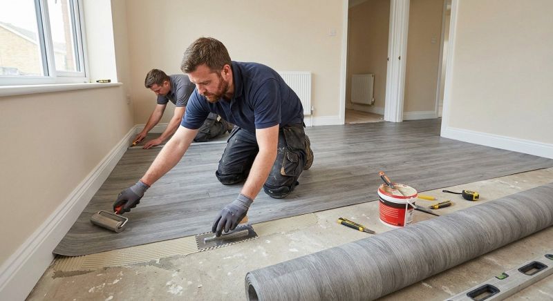 Sheet Linoleum Installation in Prince Frederick, MD