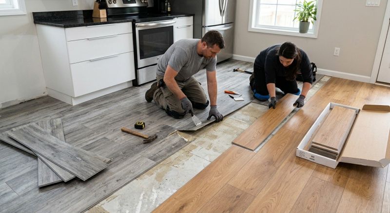 Vinyl Floor Replacement in Prince Frederick, MD