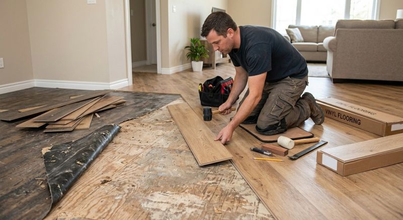 Vinyl Flooring Installation in Dunkirk, MD
